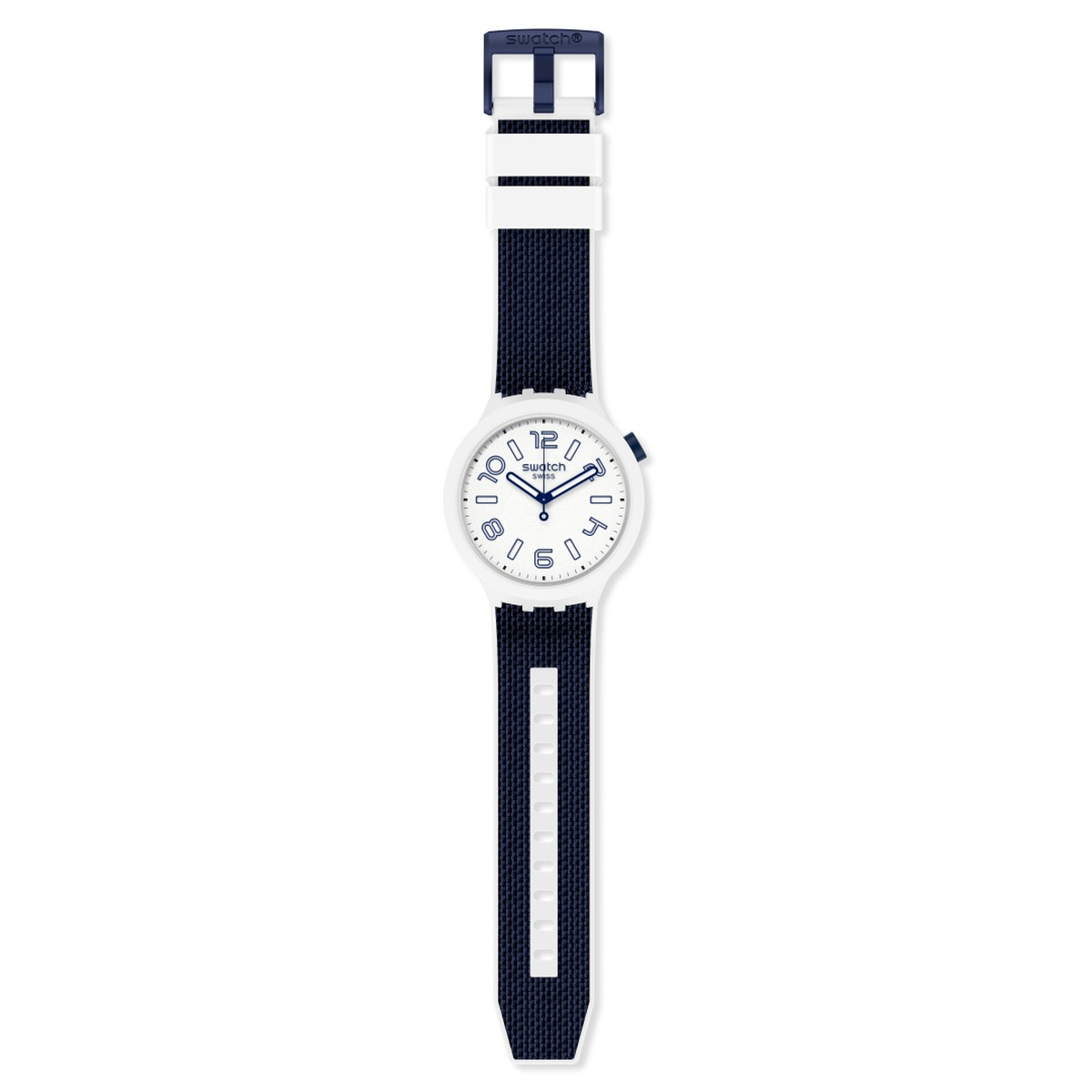 Montre Swatch enfant plastique et silicone blanc