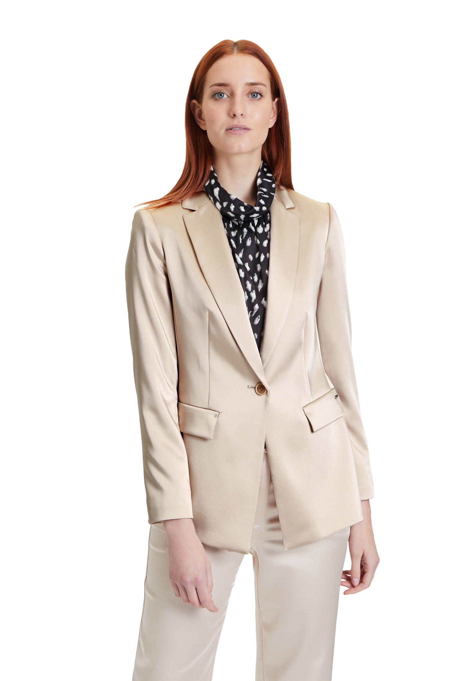 Betty & Co| Damen Businessblazer mit Taschen