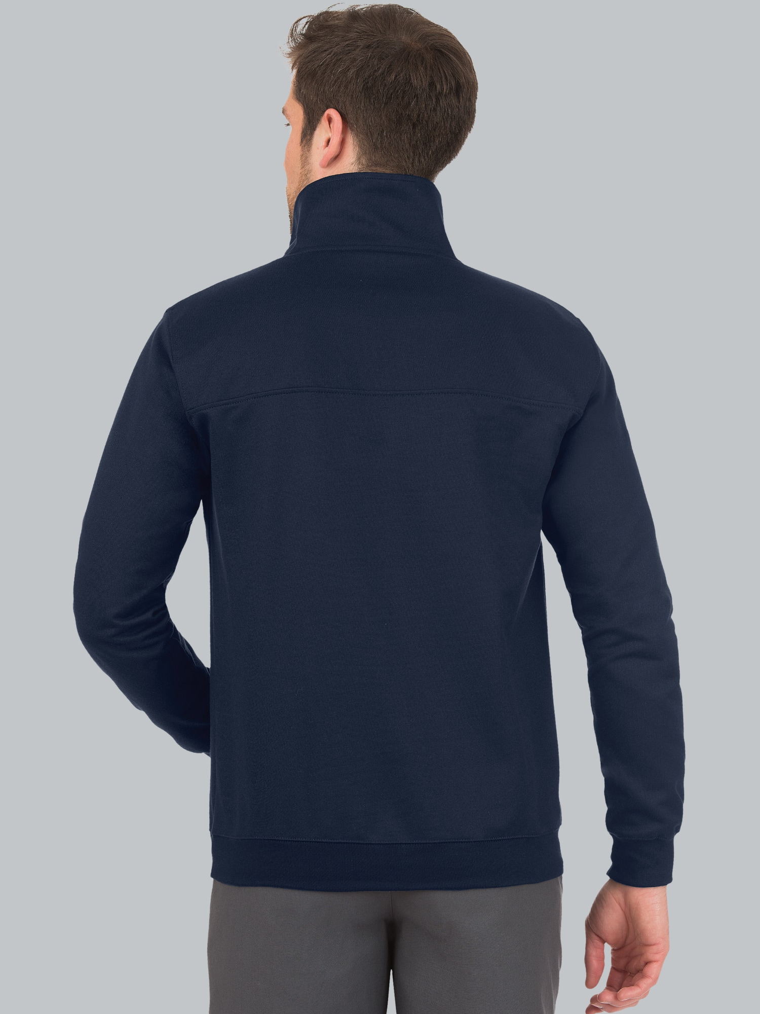 Sweatshirt mit Reißverschluss Navy