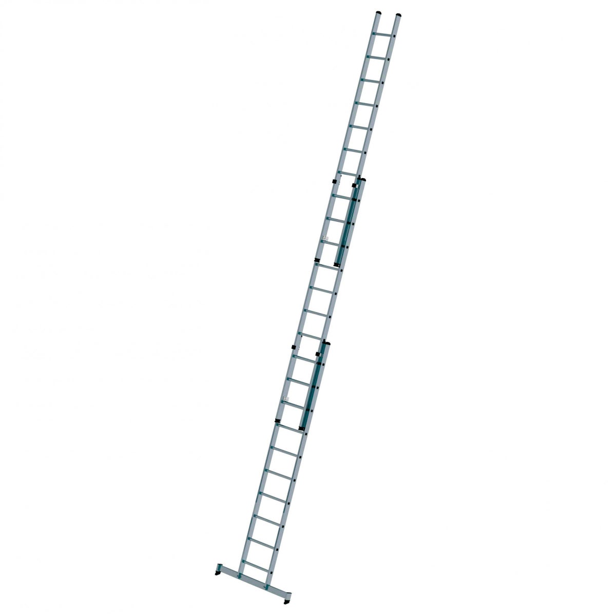 MUNK schuifladder met nivello dwarsbalk, 3x10 sporten