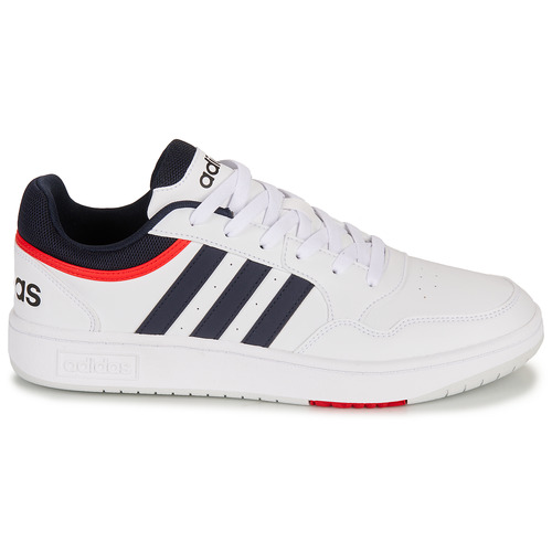 Adidas Sportswear - HOOPS 3.0 - Blanc / Marine / Rouge