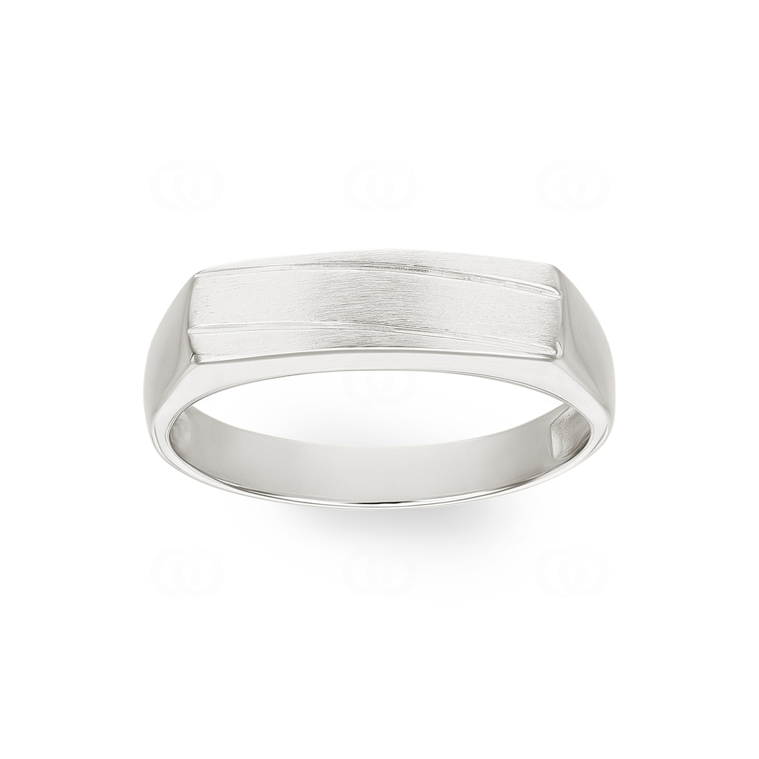 Herrenring 925 Silber rhodiniert