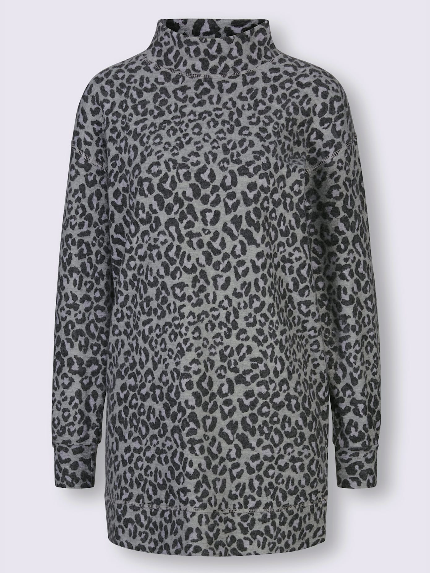 T-shirt long jacquard