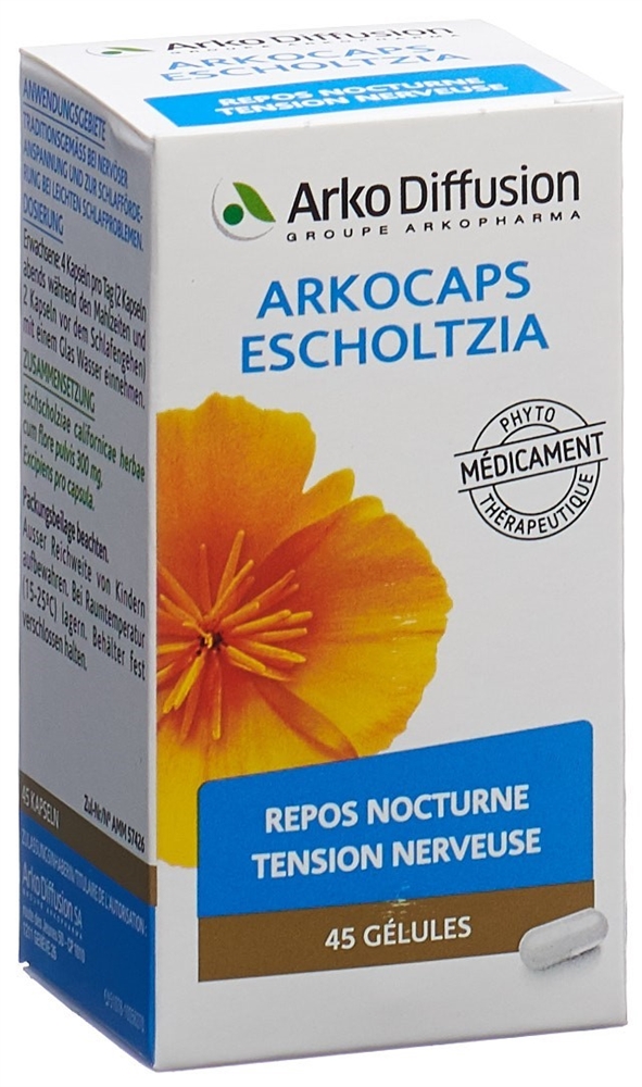 ARKOCAPS Escholtzia Kaps pflanzlich Ds 45 Stk