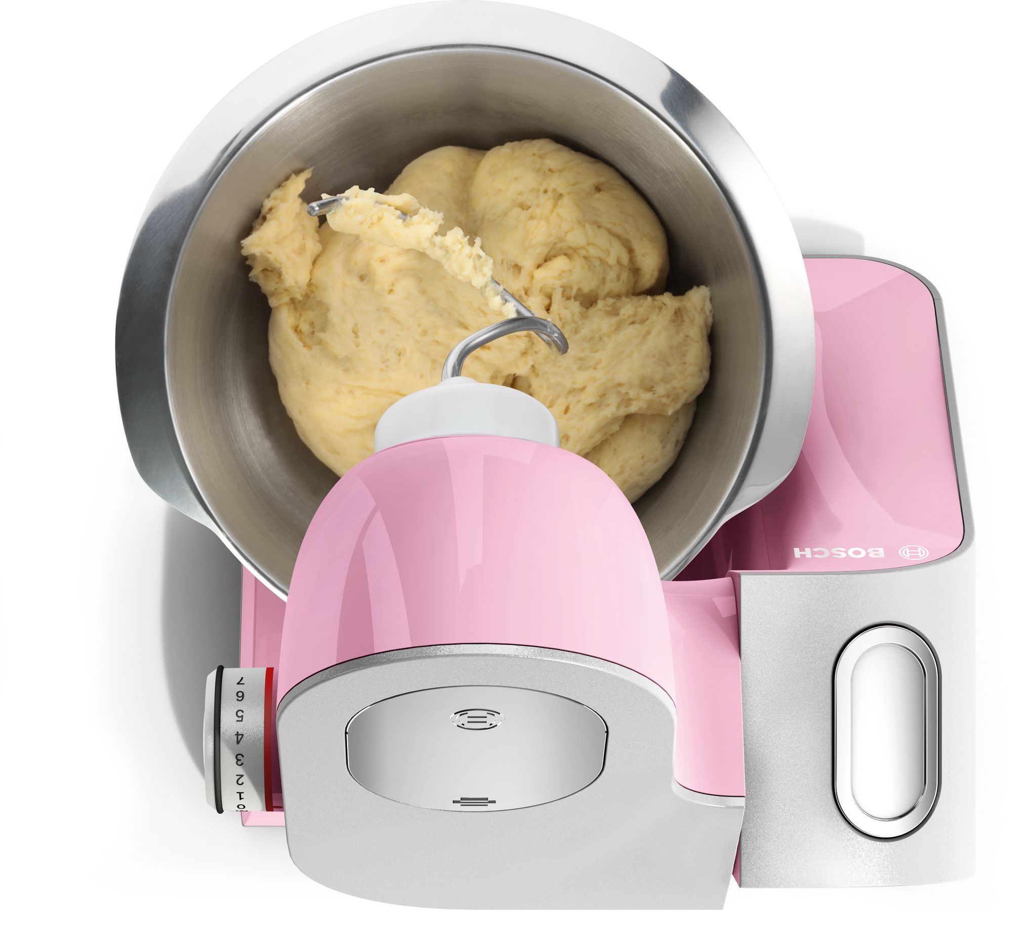 PRODUTO RECONDICIONADO # Robô de Cozinha Série 4 MUM 5 1000W Rosa, Prata MUM58K20--B