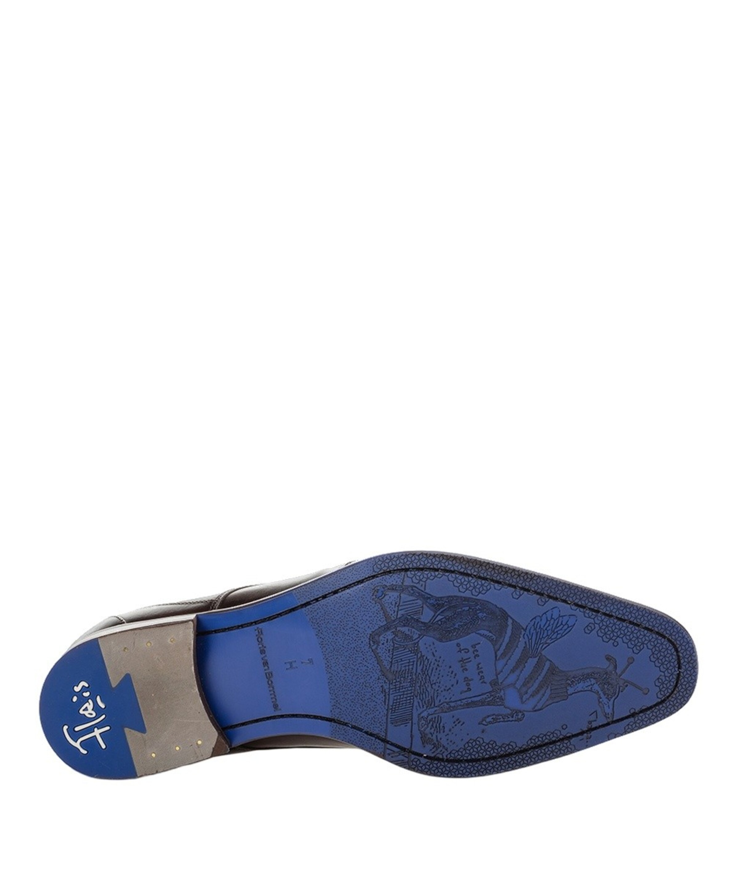 Floris van Bommel heren veterschoenen bruin