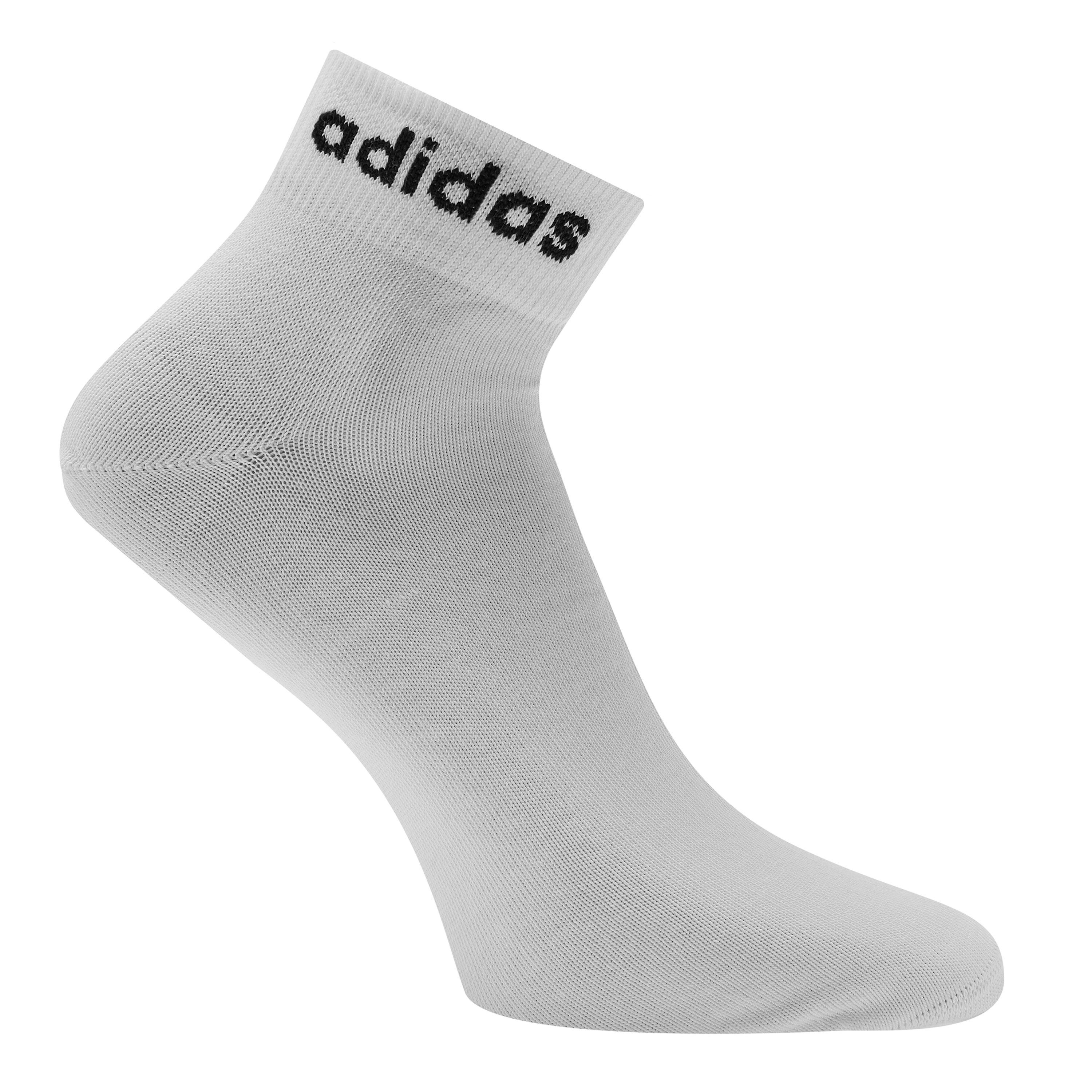 adidas Linear Ankle Cushioned Socks 3 Pairs