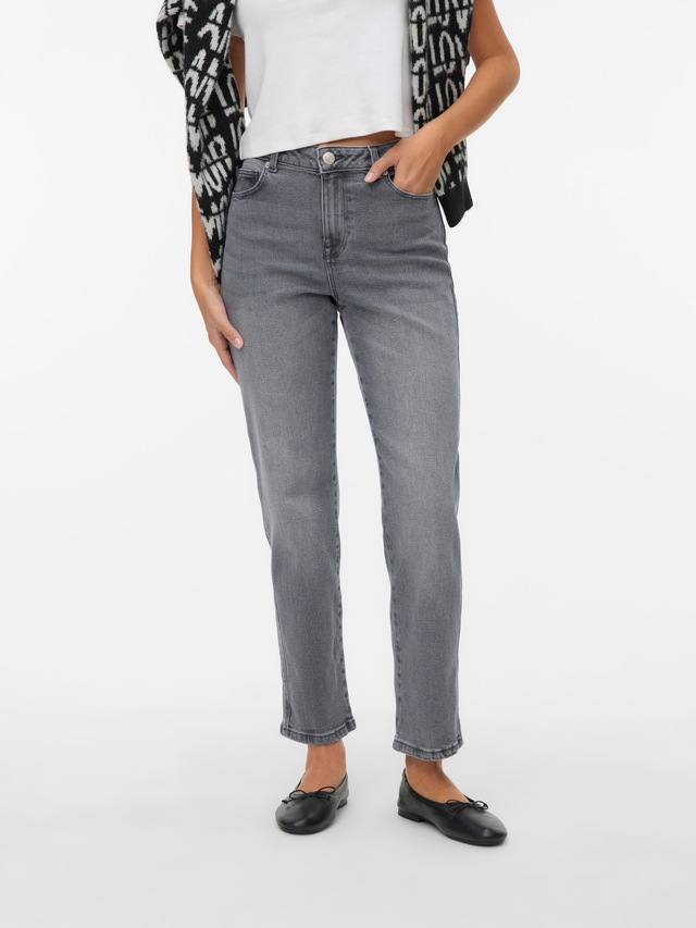 Vero Moda Straight-Jeans »VMAMARA MR SLIM STRAIGHT ANK VI2112 NOOS«