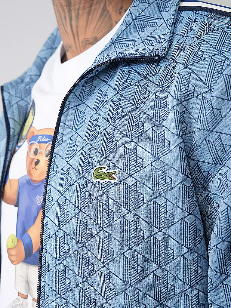 LACOSTE Sweatjacke blau