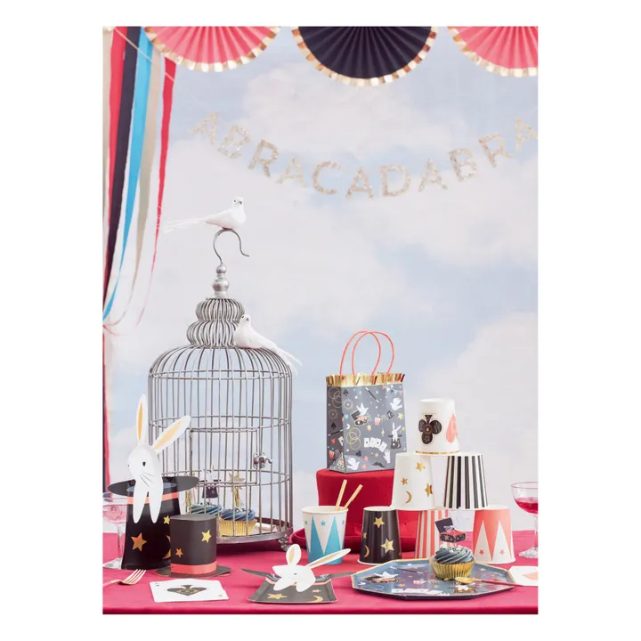 Meri Meri Sacs en papier d'anniversaire Magie - Set de 8