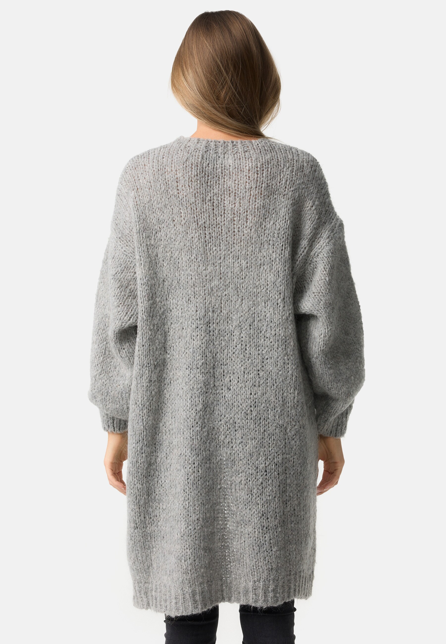 PM SELECTED Damen Warme Strickjacke Cardigan mit Taschen in Einheitsgröße PM69