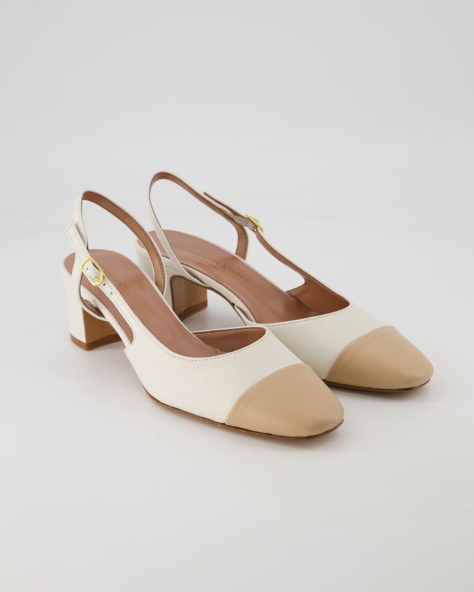 Konstantin Starke Sling Slingpumps in Weiß