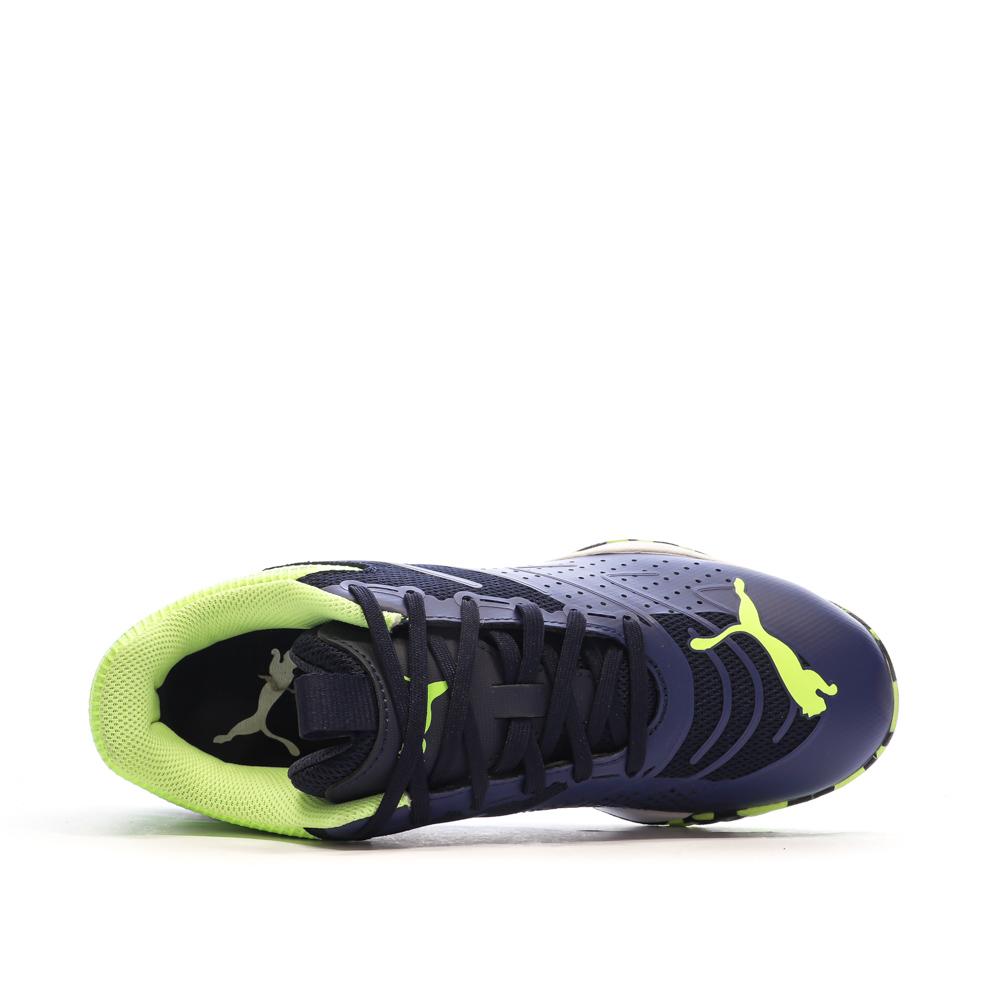 Puma Chaussures de Padel Marine/Jaune Mixte Puma Solarattack RCT