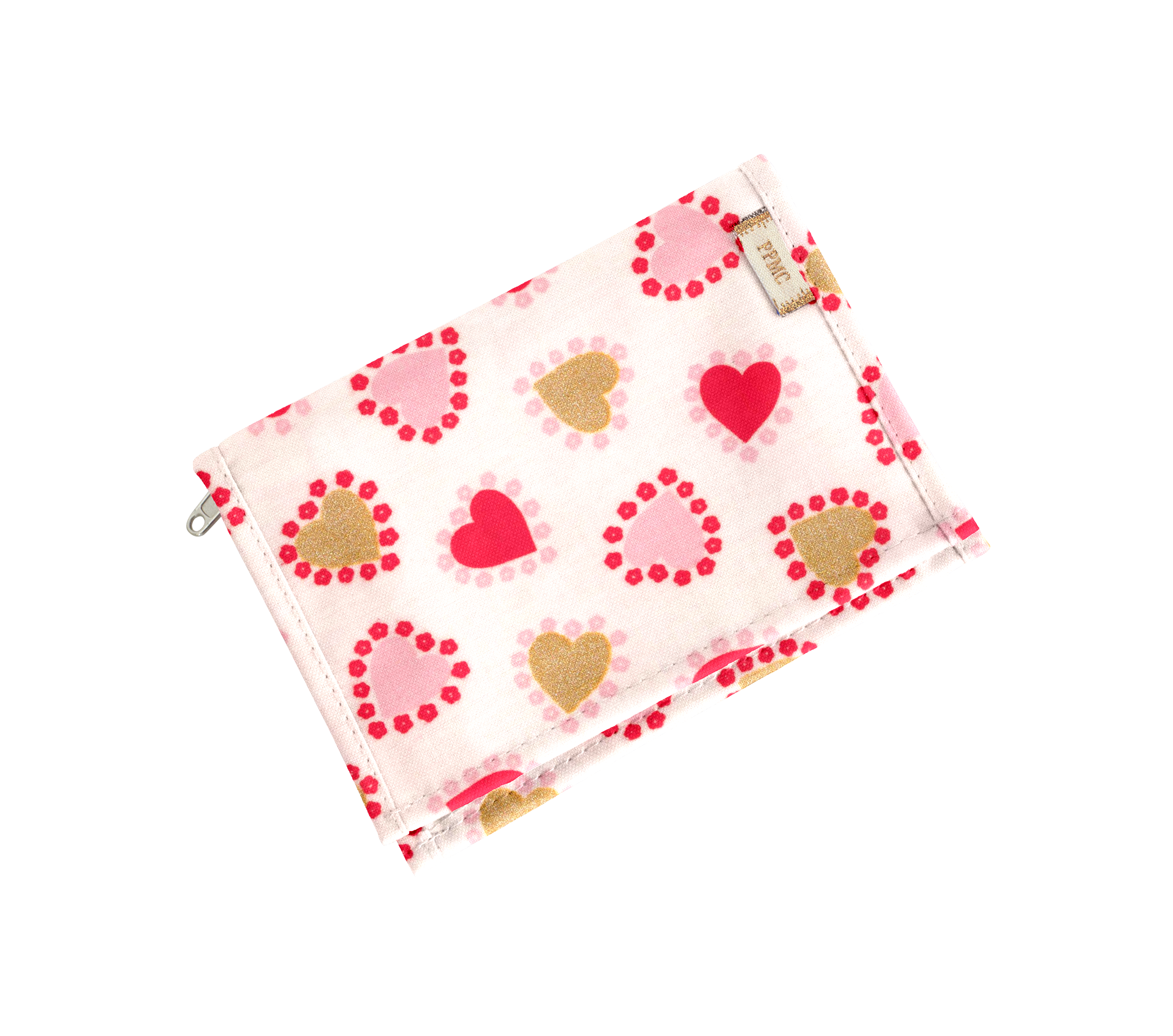 Portefeuille Compact Petits Coeurs