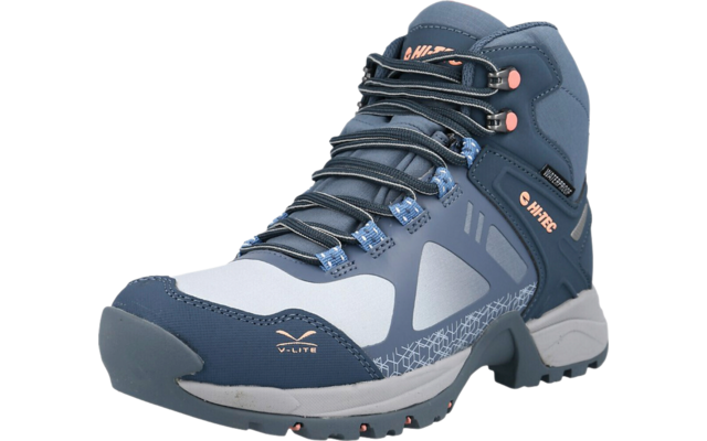 Hi-Tec V-Lite Psych WP Damen Wanderstiefel turquoise/blue/pink