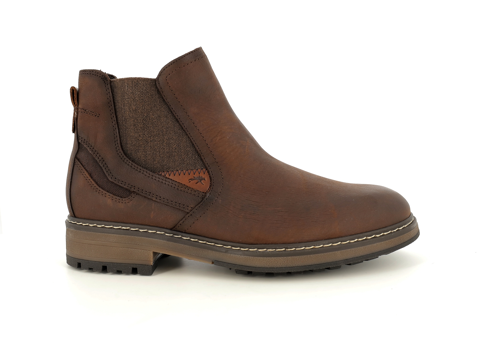 Fluchos-F1591 Cuir gras Marron Foncé