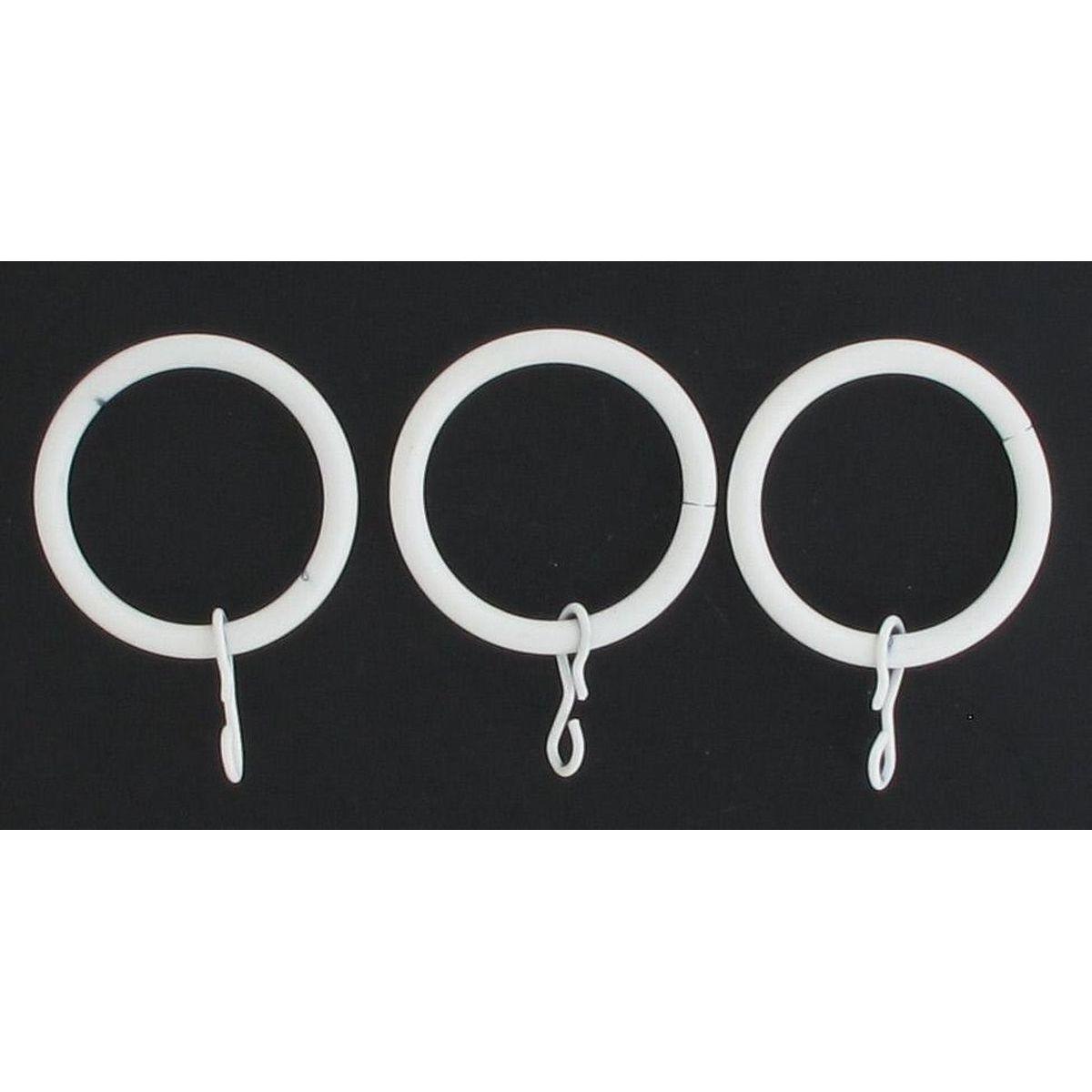 ANNEAUX D20 X8 BLANC MAT