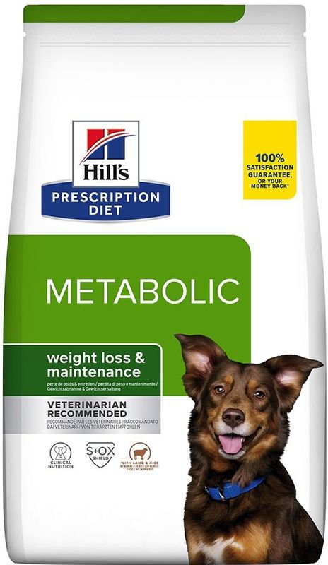Hill's Prescription Diet - Metabolic Weight Management - Hondenvoer - Lam/Rijst - 2x12kg
