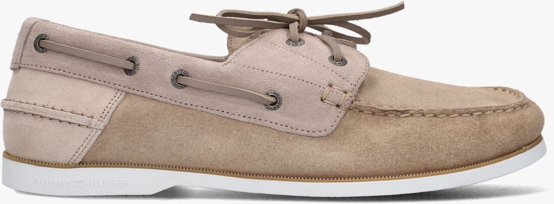 TOMMY HILFIGER beige tommy hilfiger mocassins th boat shoe core