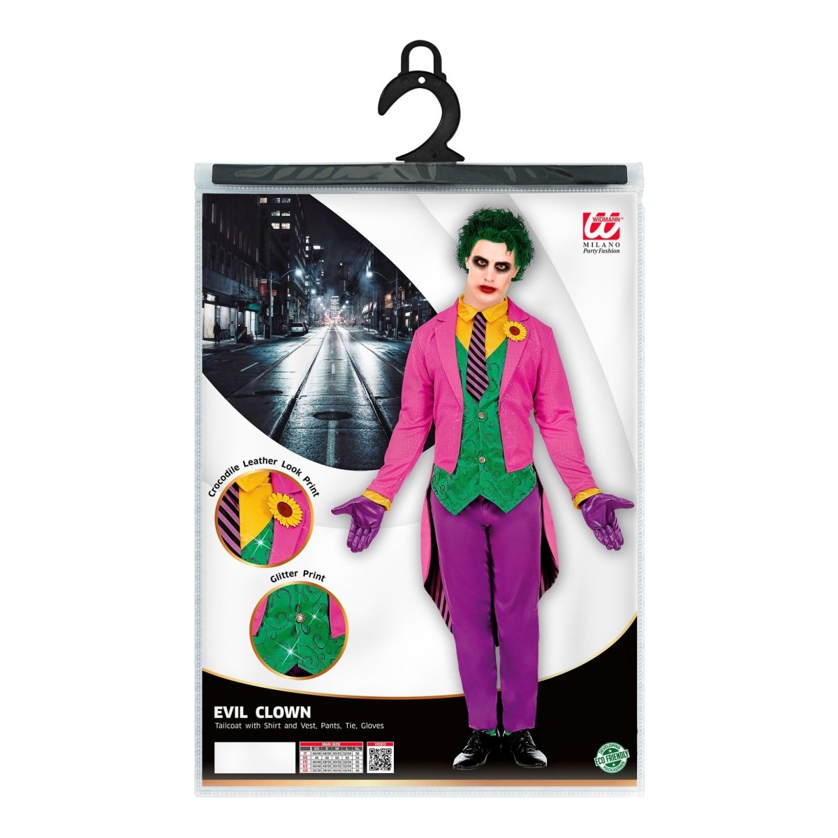 Halloween Kostuum Roze Heren Joker