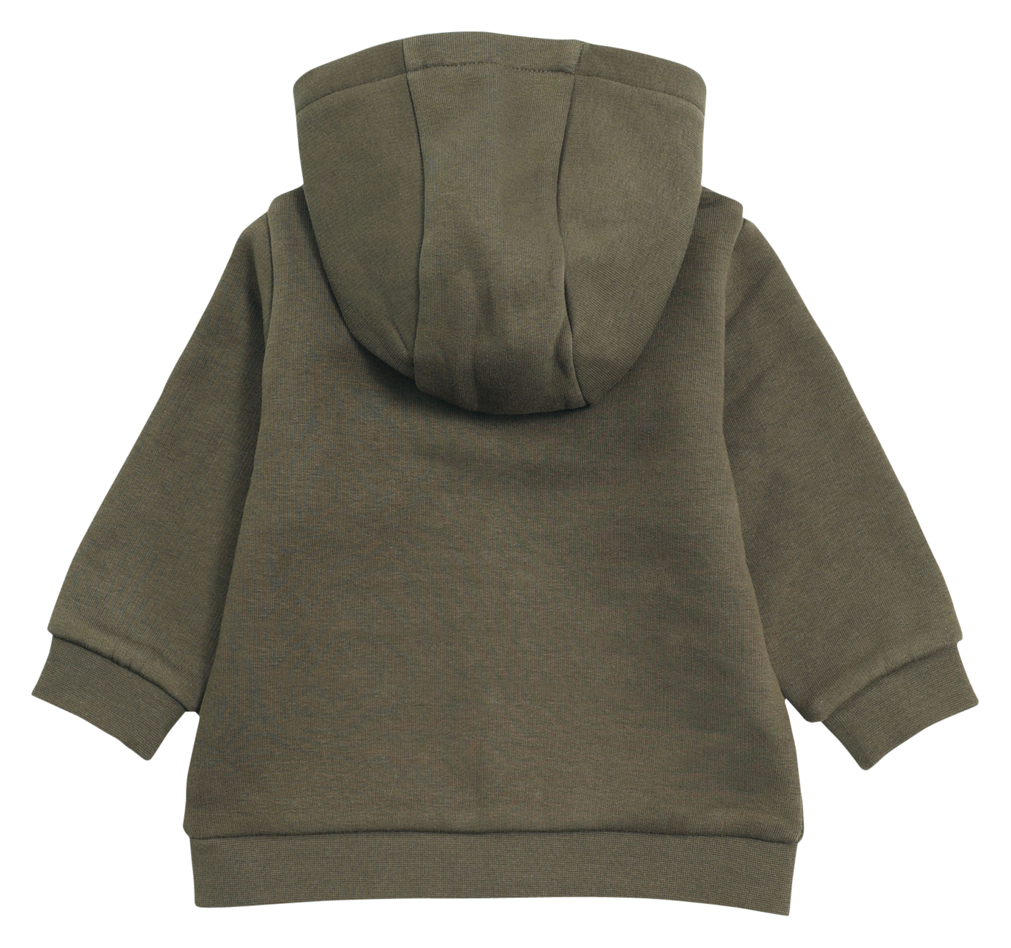 Cardigan à capuche en coton mélangé | Kaki