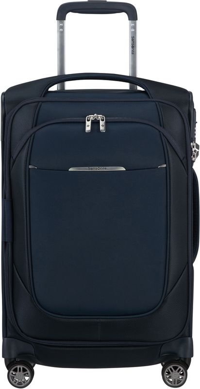 Samsonite - Re-Lite Spinner 55/20 - Handbagage Koffer - Midnight Blue - rPet - Uitbreidbaar