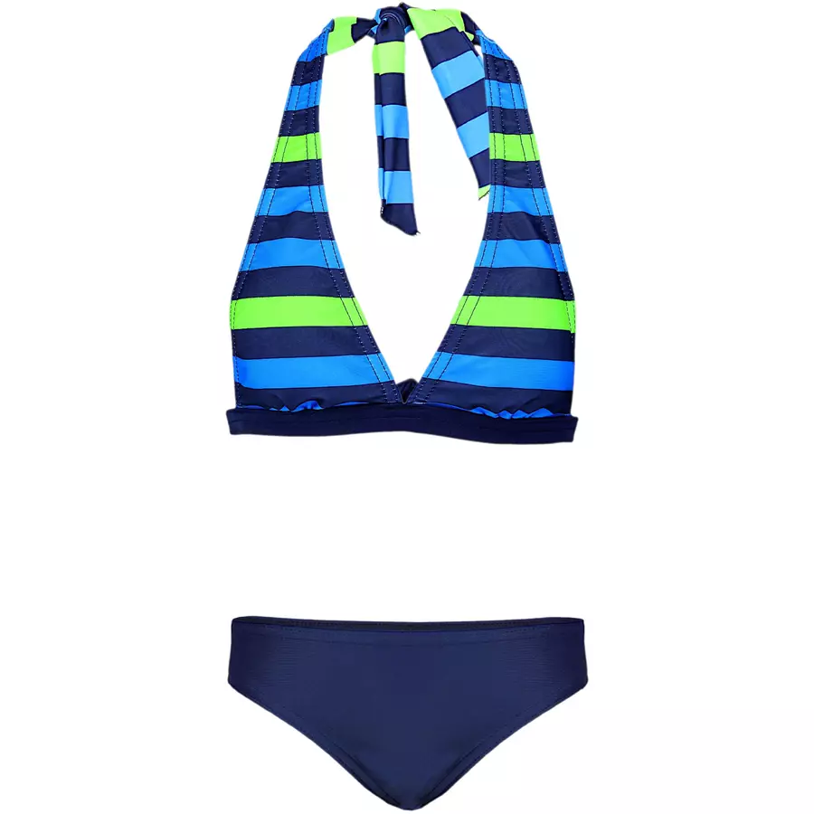 Aquarti Mädchen Bikini Set Zweiteilig Bikinislip Bustier grün