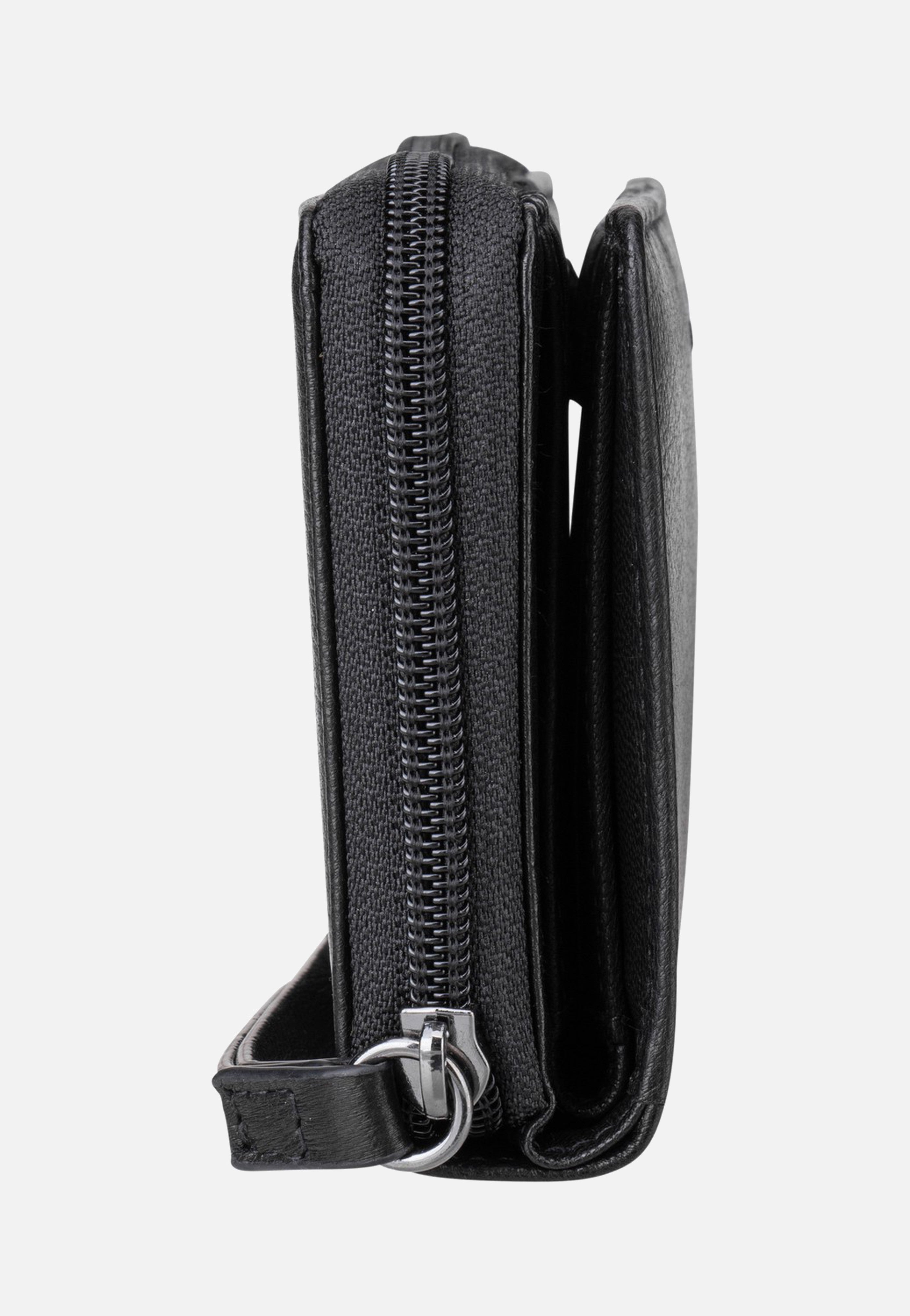 Black Magic Zip Ladies Wallet Black - Portemonnaie