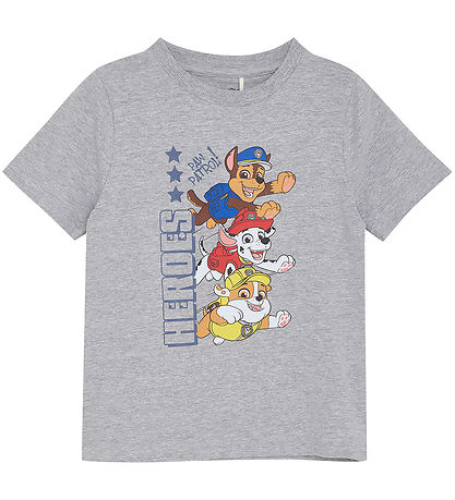 Minymo T-Shirt - Paw Patrol - Grey Melange