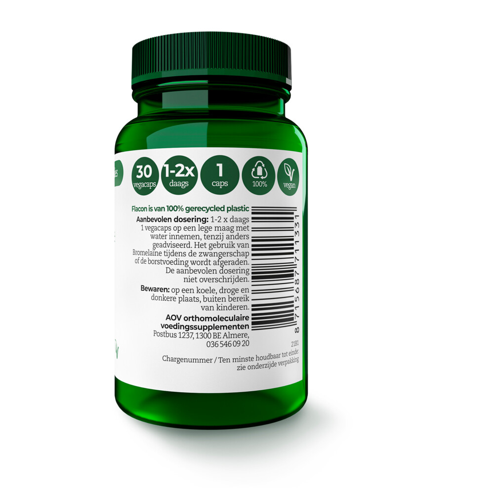 AOV 1133 Bromelaïne30 vegacapsules