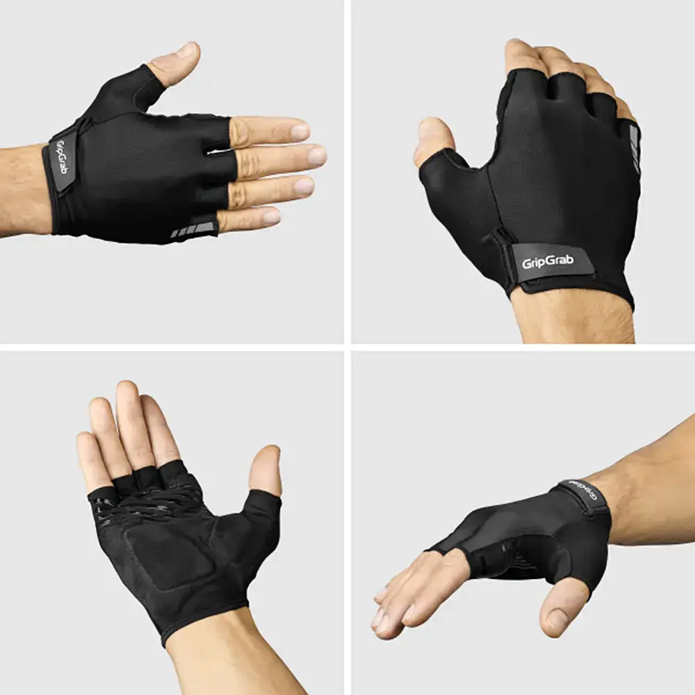 GripGrab Ride RC Max Padded Zomer Fietshandschoenen Zwart
