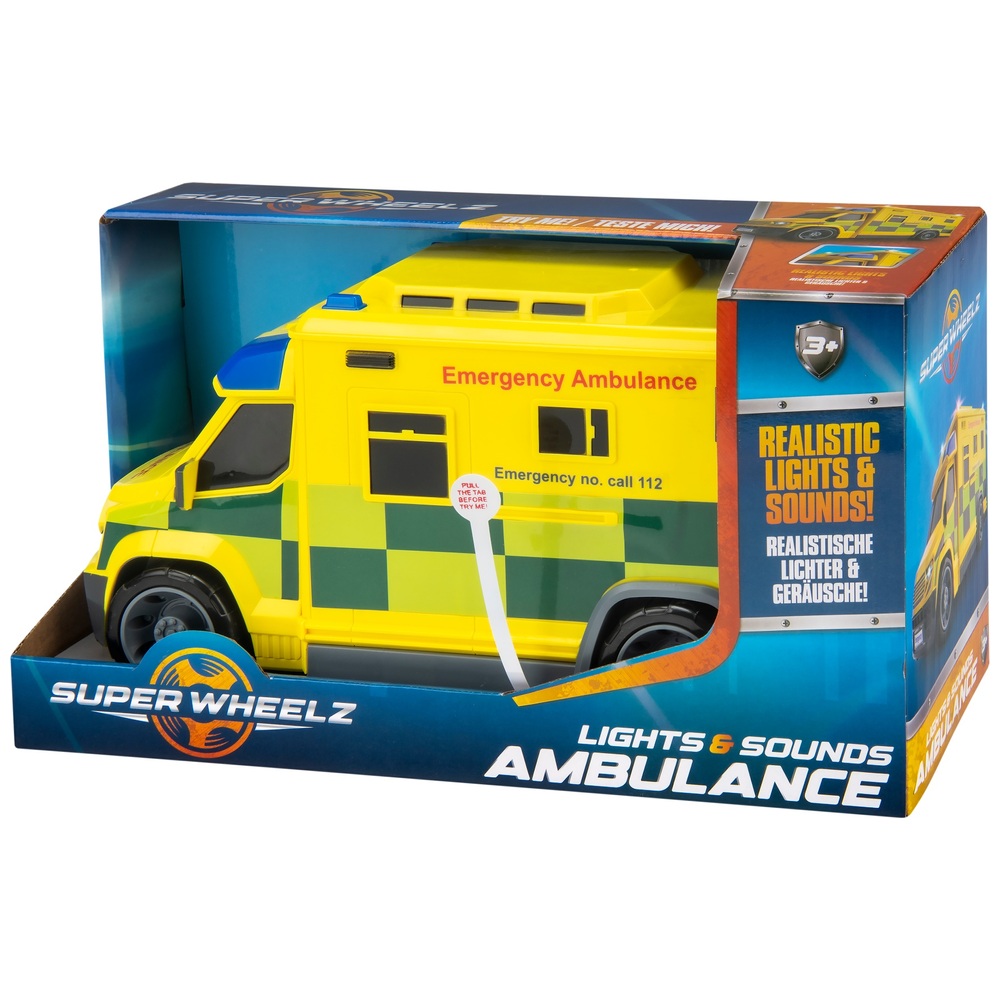 Super Wheelz Krankenwagen mit Licht und Ton