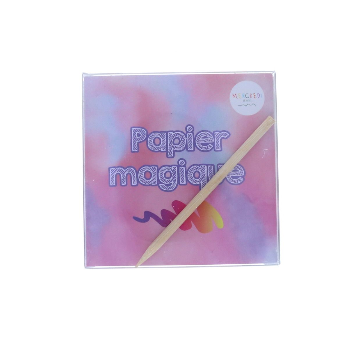 Papier magique rainbow scratch Mercredi et Patati