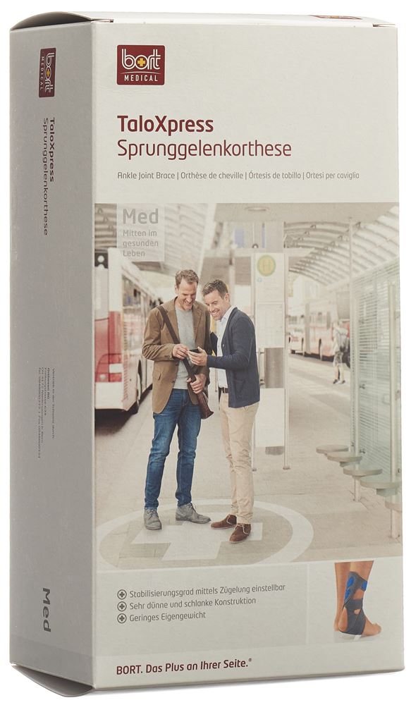 BORT Taloxpress L rechts grau 1 Stk
