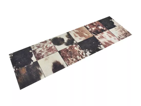 Tapis de cuisine lavable impression peau d'animal 60x180 cm