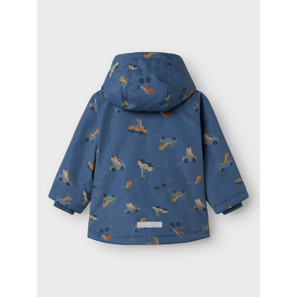 Køb Name It Vintage Indigo Dino Car Nmmmax Pa Jakke Aop Noos