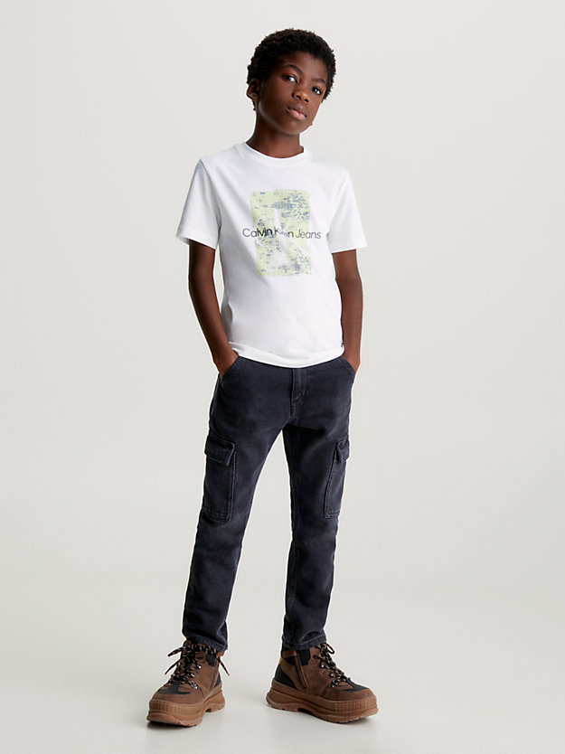 Camiseta estampada com logotipo