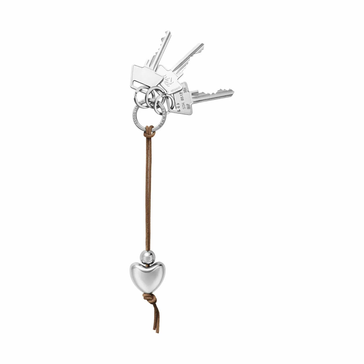 Georg Jensen Nøglering - Hjerte