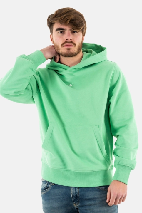 sweat calvin klein jeans micro monologo hoodi l1c neptunes wave