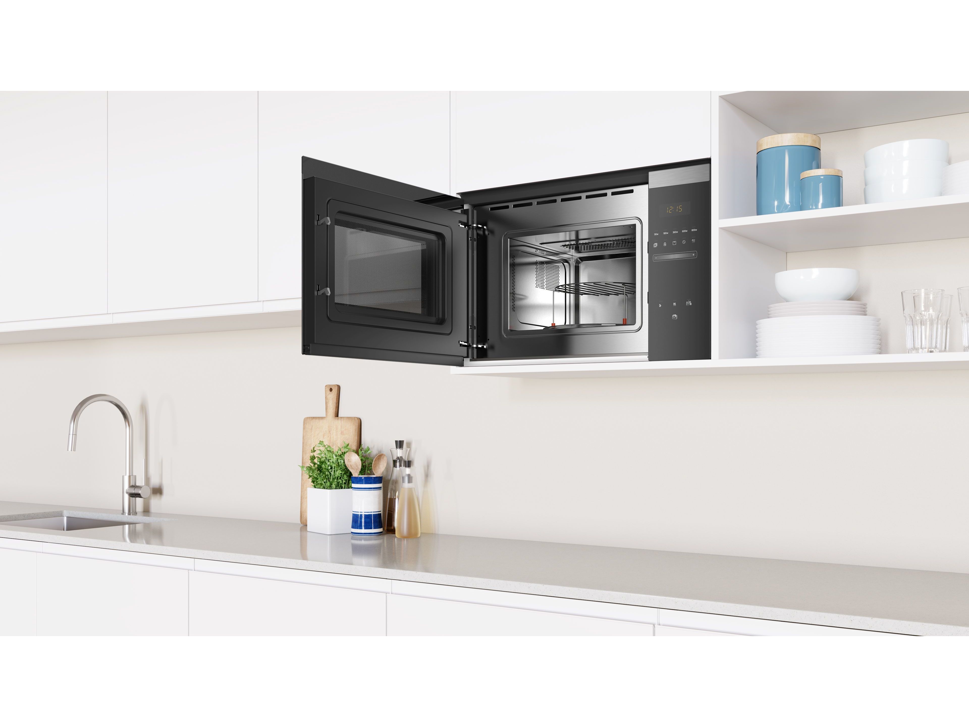 MICRO ONDAS DE ENCASTRE BALAY 3CG4172X2 COM GRILL 20L INOX