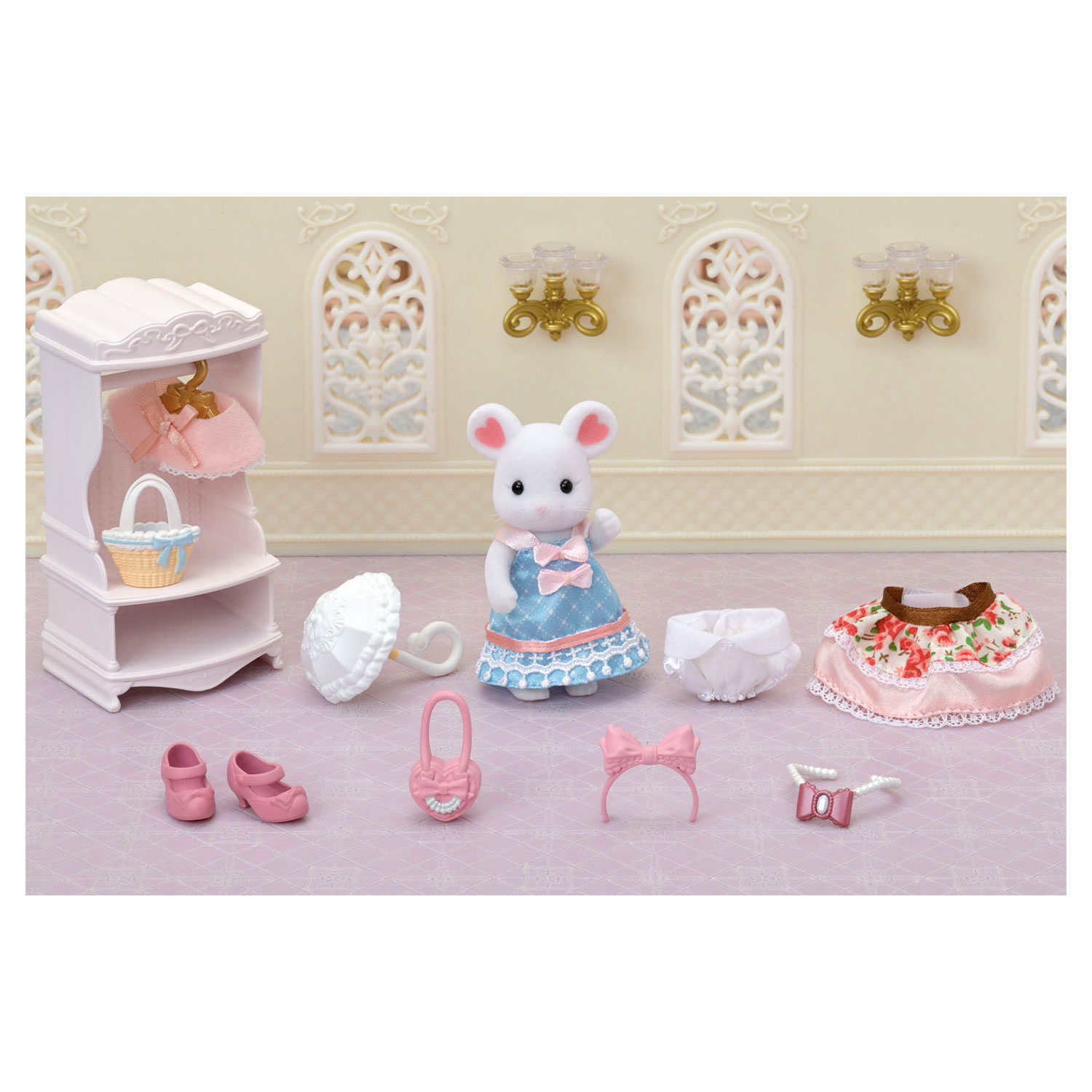 Sylvanian Families 5540 Fashion playset- Marshmallow muis