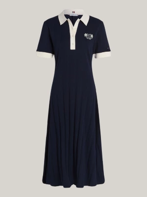 Vestido Polo Midi Canelado da Coleção 1985