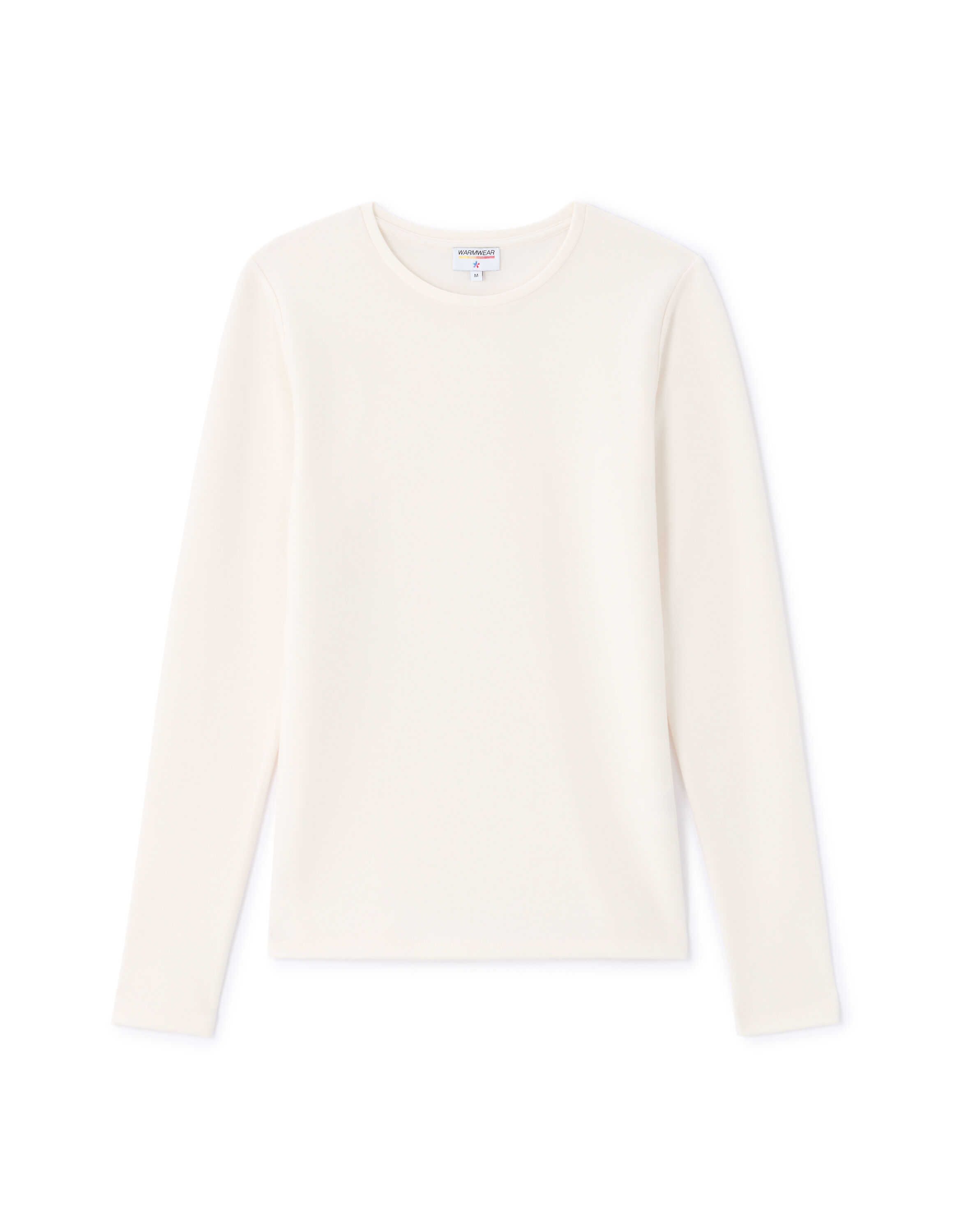 T-shirt col rond warmwear Niveau 2 - écru
