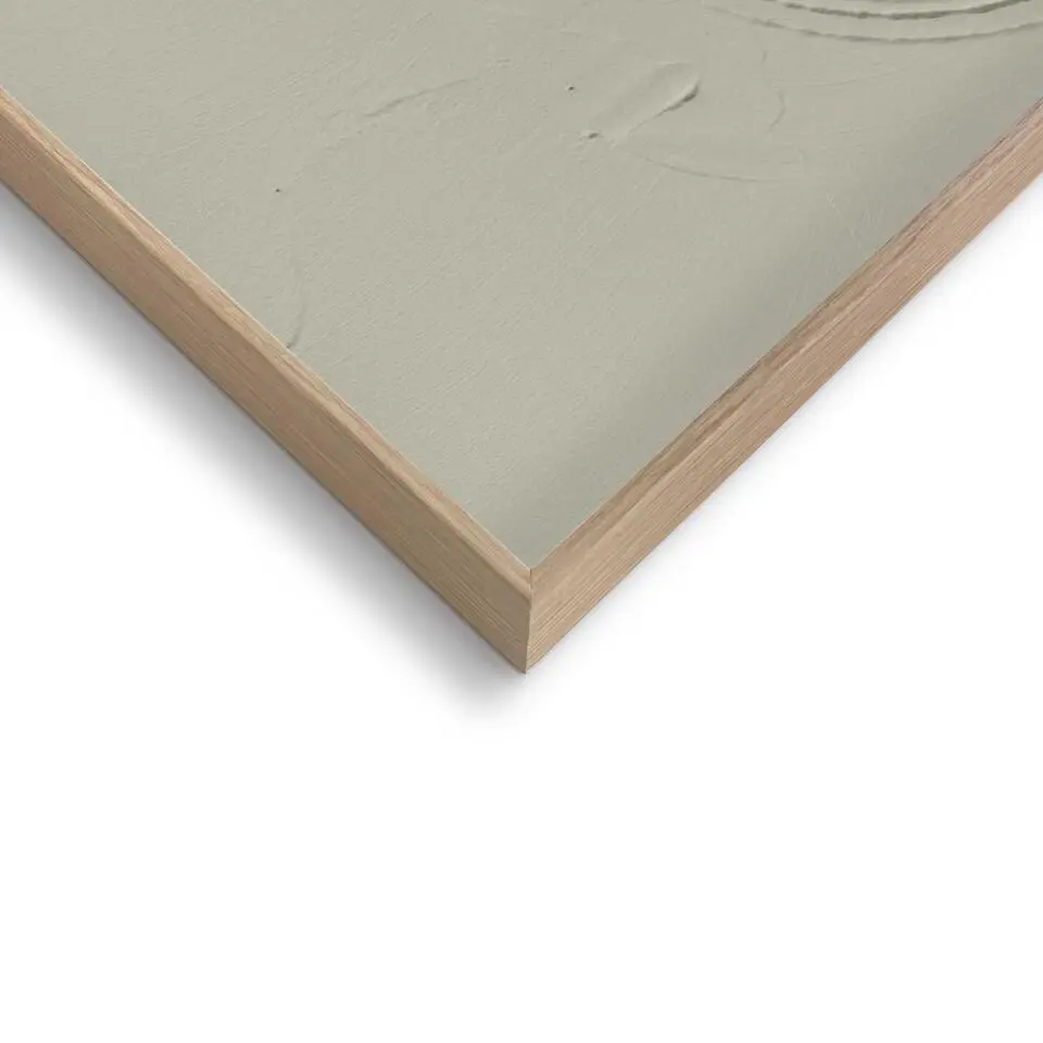 Schilderij 3D Art Sharp - sage green - 40x30cm - Groen