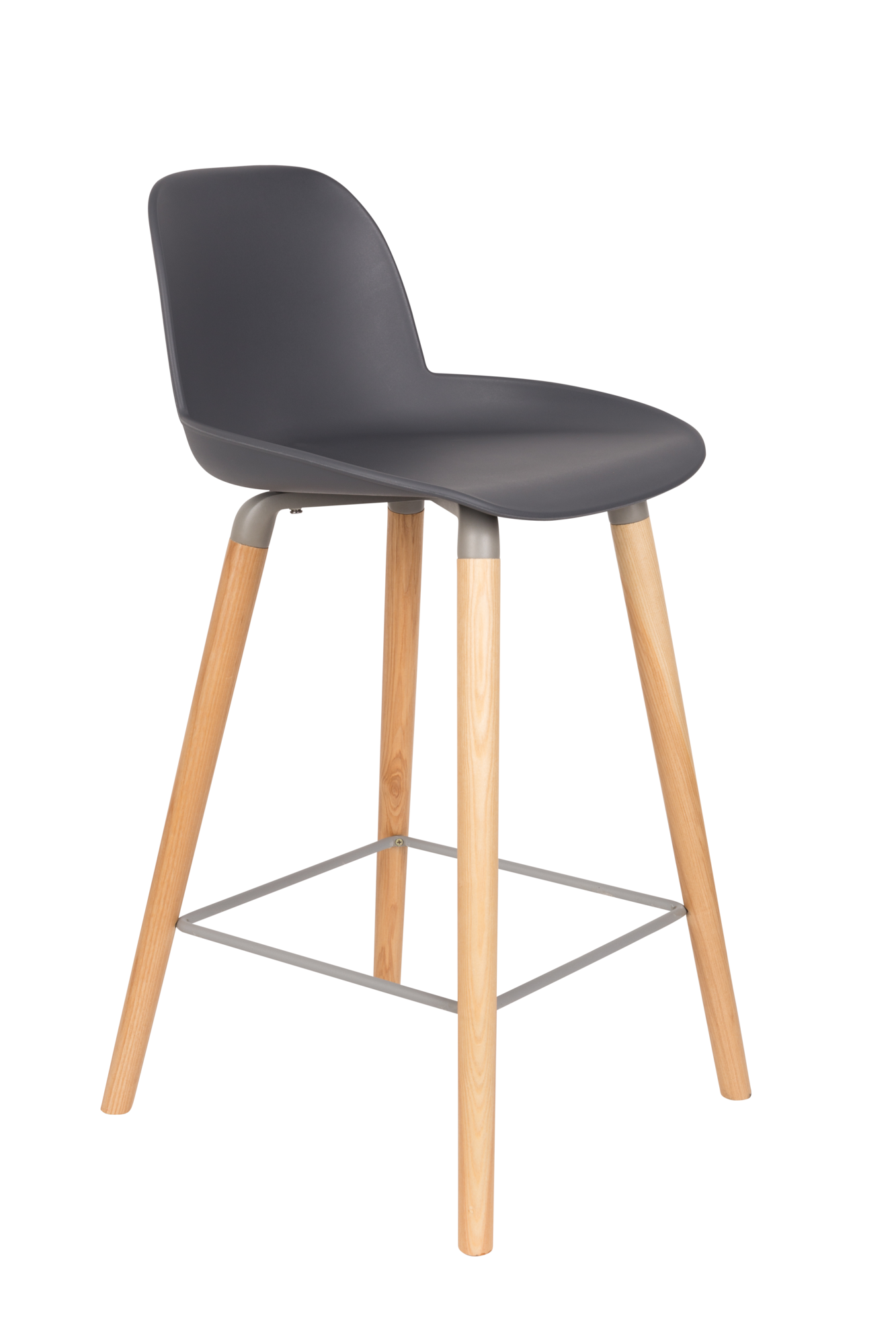 Barkruk Albert Kuip (zithoogte 65 cm) donkergrijs - set van 2