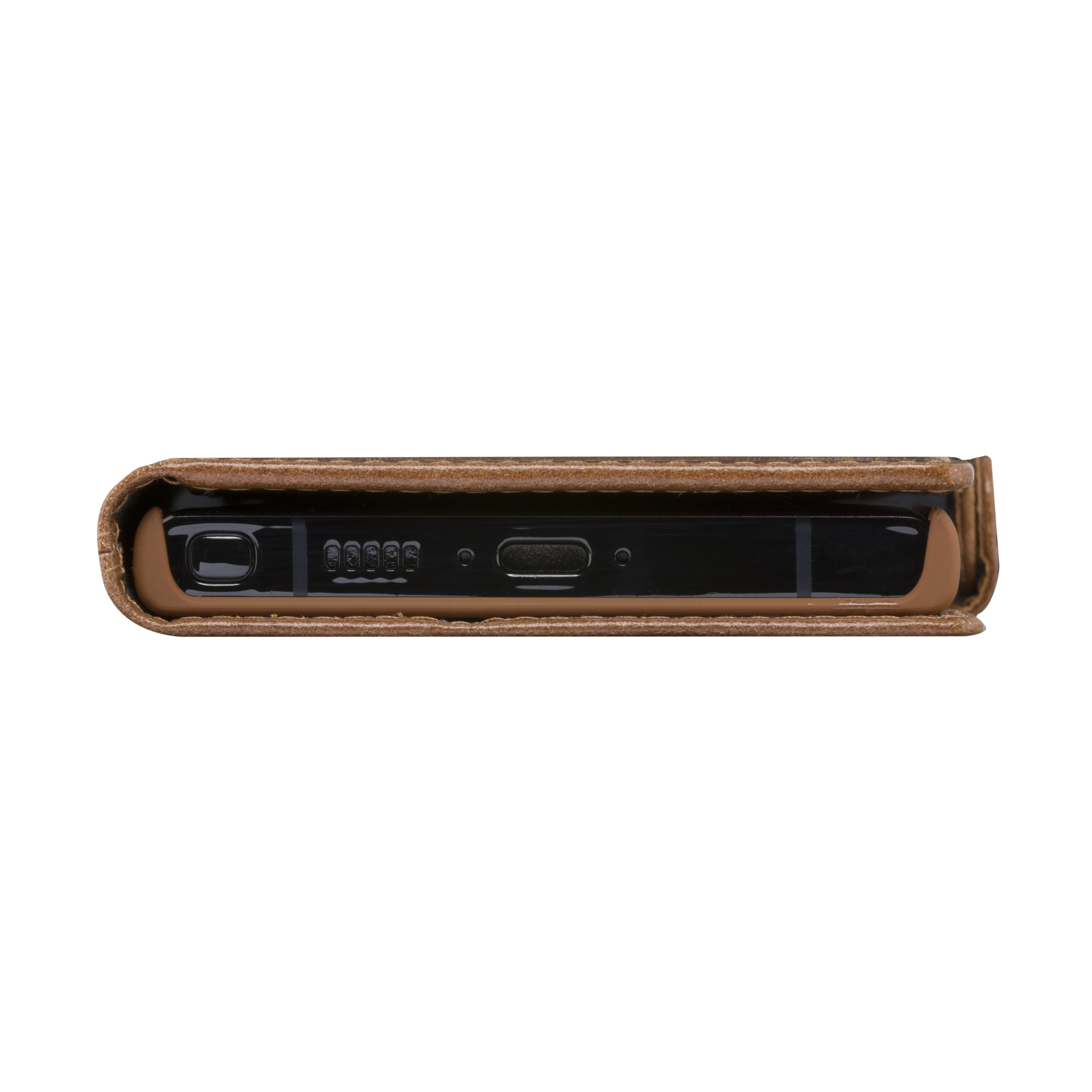 Samsung Galaxy S24 Ultra Echtleder Tasche mit RFID Schutz Copenhagen (COSUGT006036) - Tan