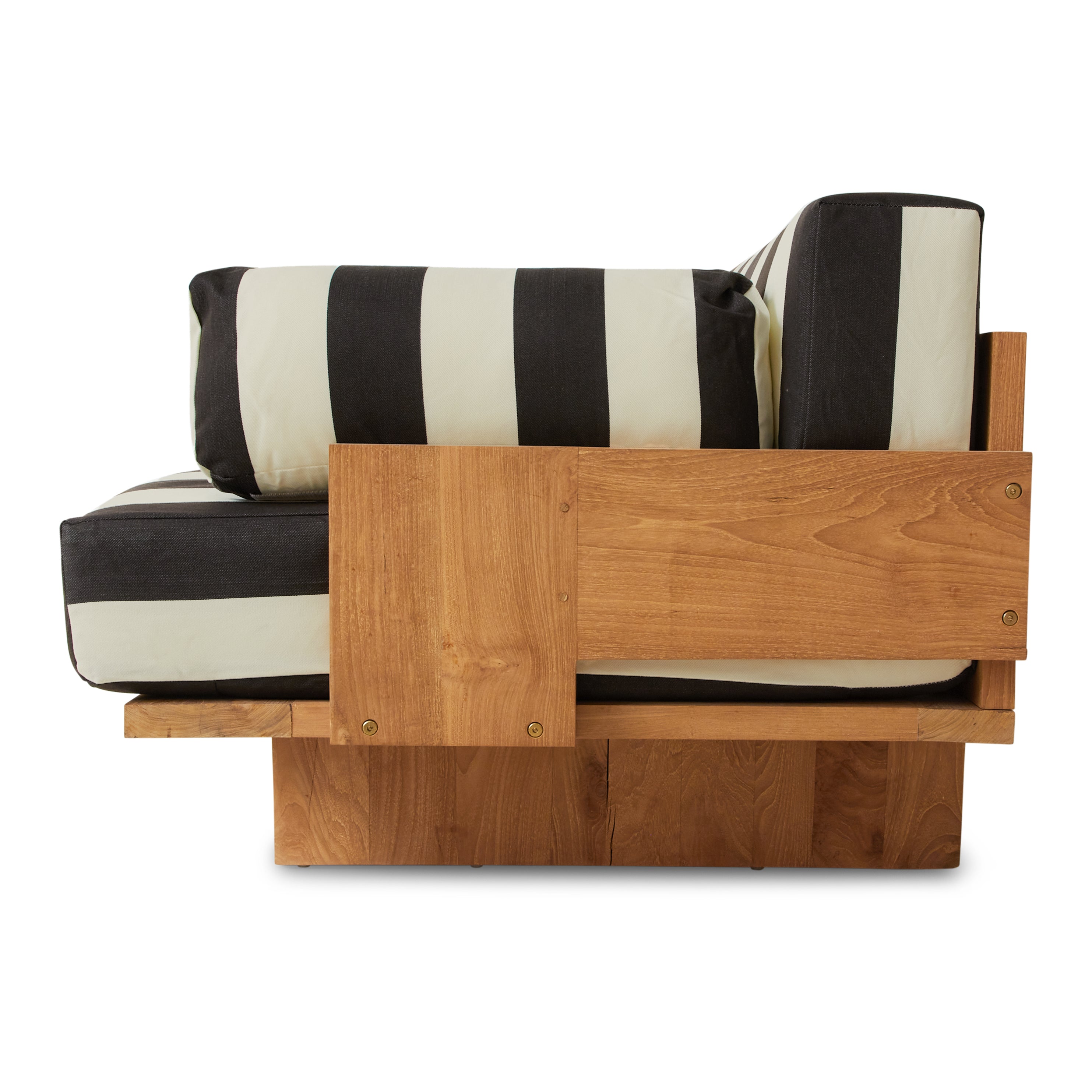 HKliving Teak Tuinbank - Stracciatella