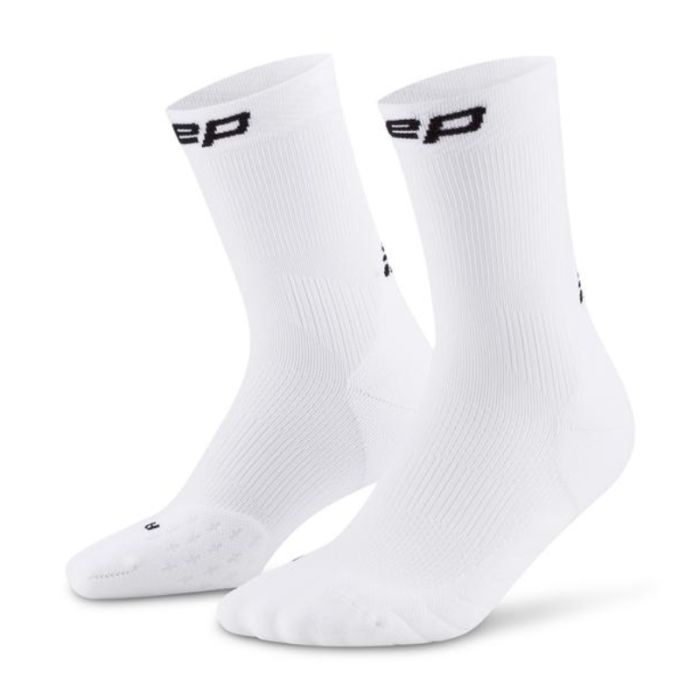 CEP Herre Strømper Core Run Socks Mid-Cut 5.0 Hvid