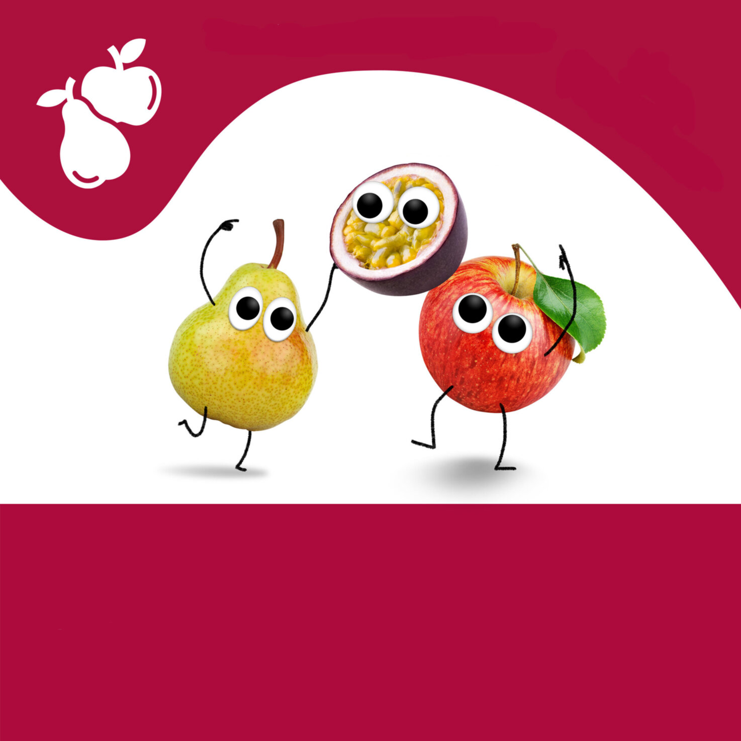 Freche Freunde Bio Quetschbeutel Apfel, Birne, Passionsfrucht 6+ Monate