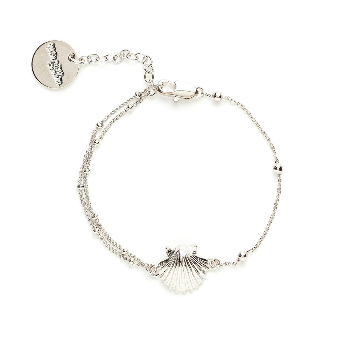 bracelet coquillage plaqué argent - NÉRÉE